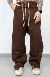 Pant over laccio