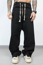 Pant over laccio