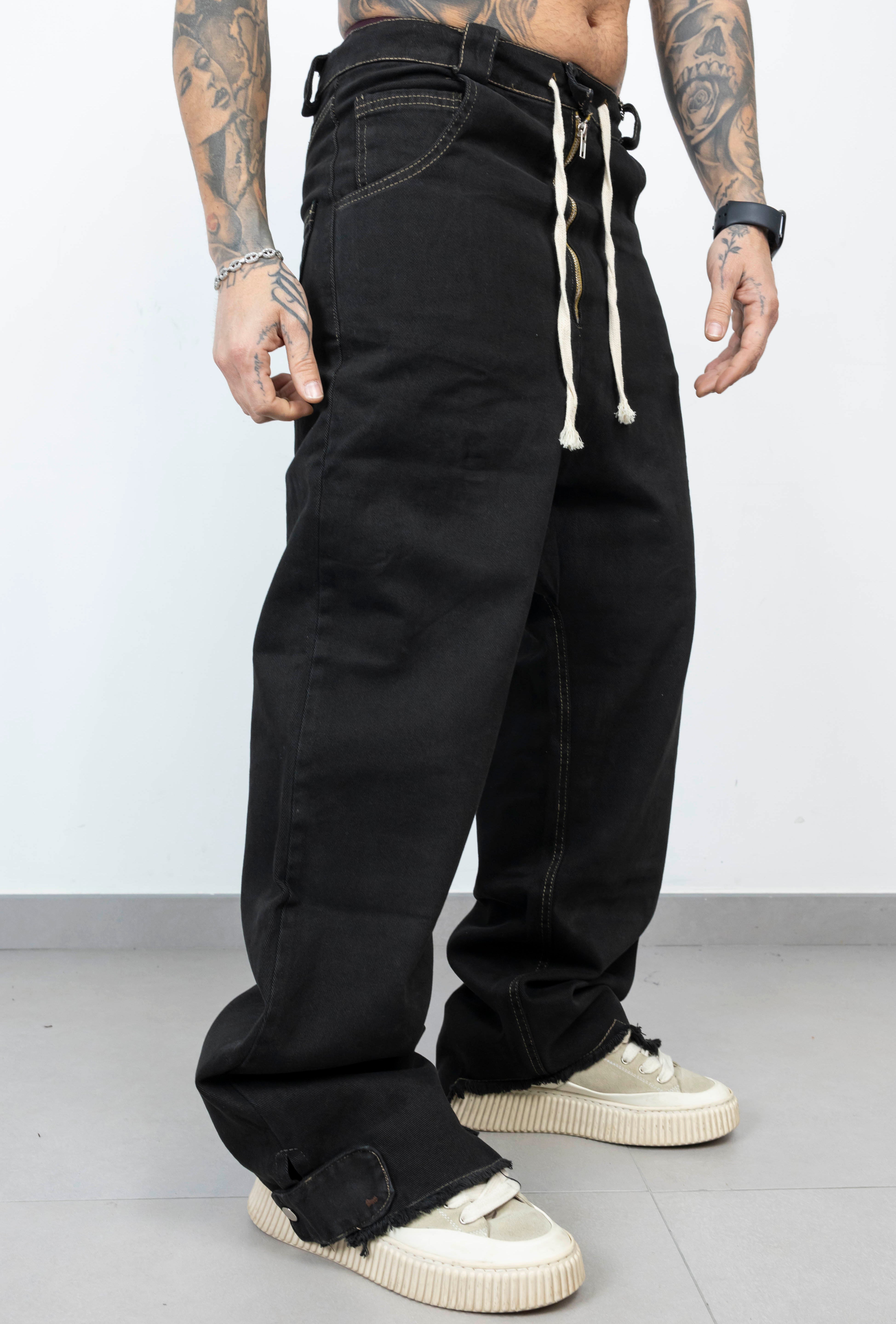 Pant over laccio
