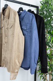 Camicia velluto mnml