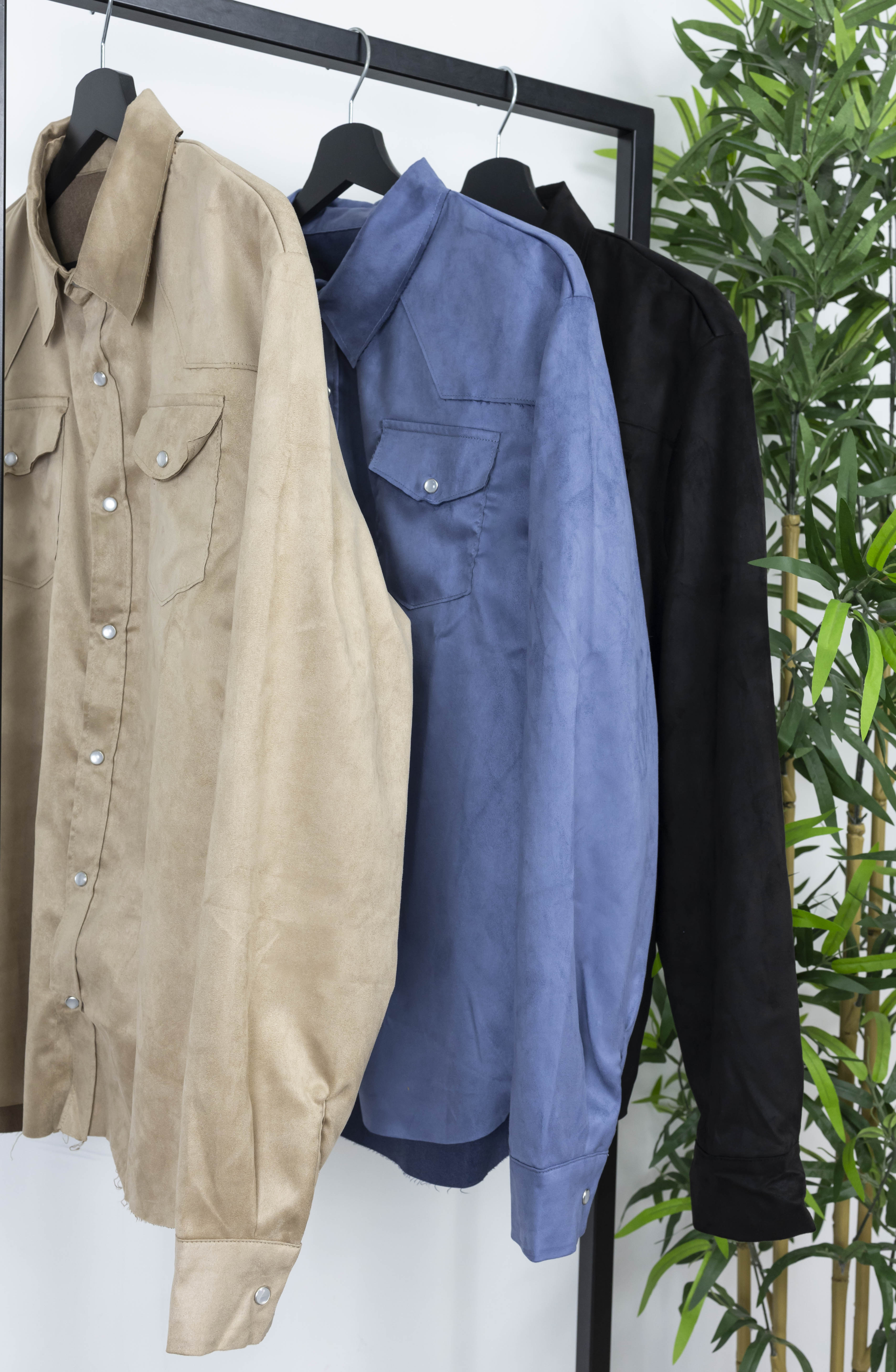 Camicia velluto mnml