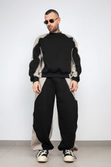 Tuta suit bicolor