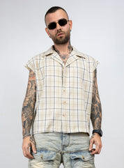 Camicia giromanica quadri