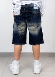 Short cs cannes blue sabbiato junior