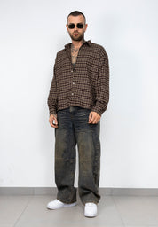 Camicia Oversize a Quadri