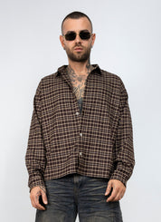 Camicia Oversize a Quadri
