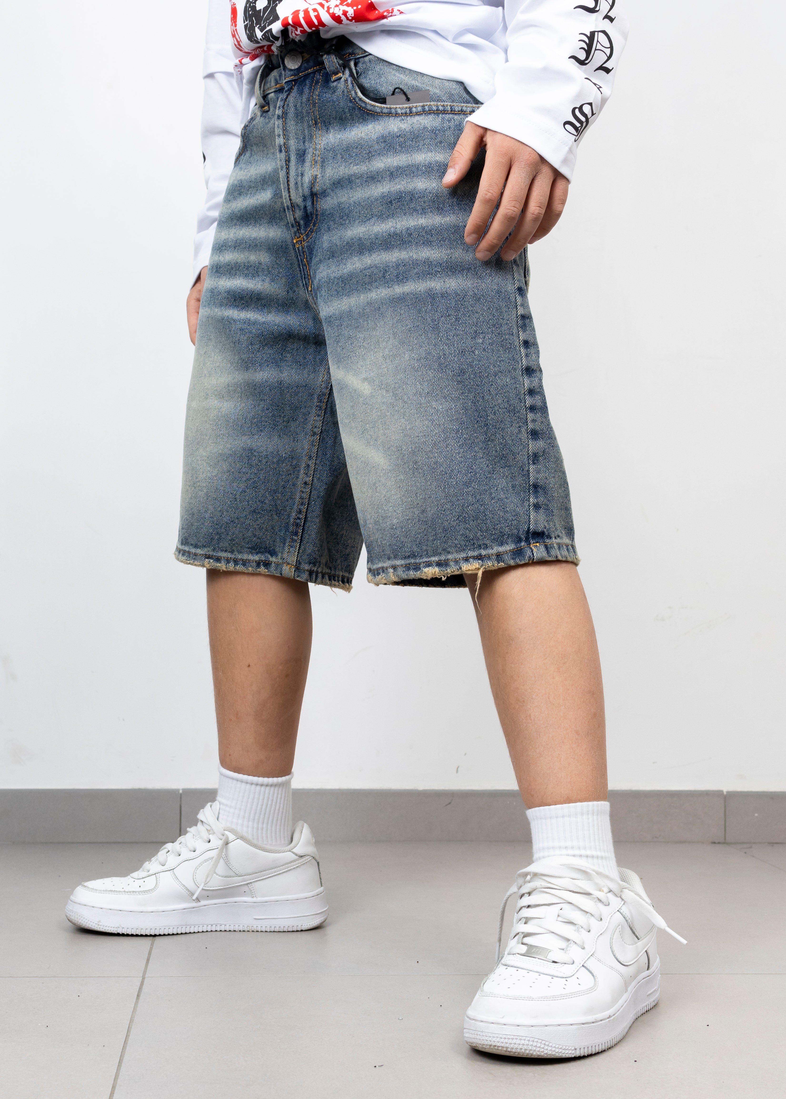 Short sabbiato paris junior