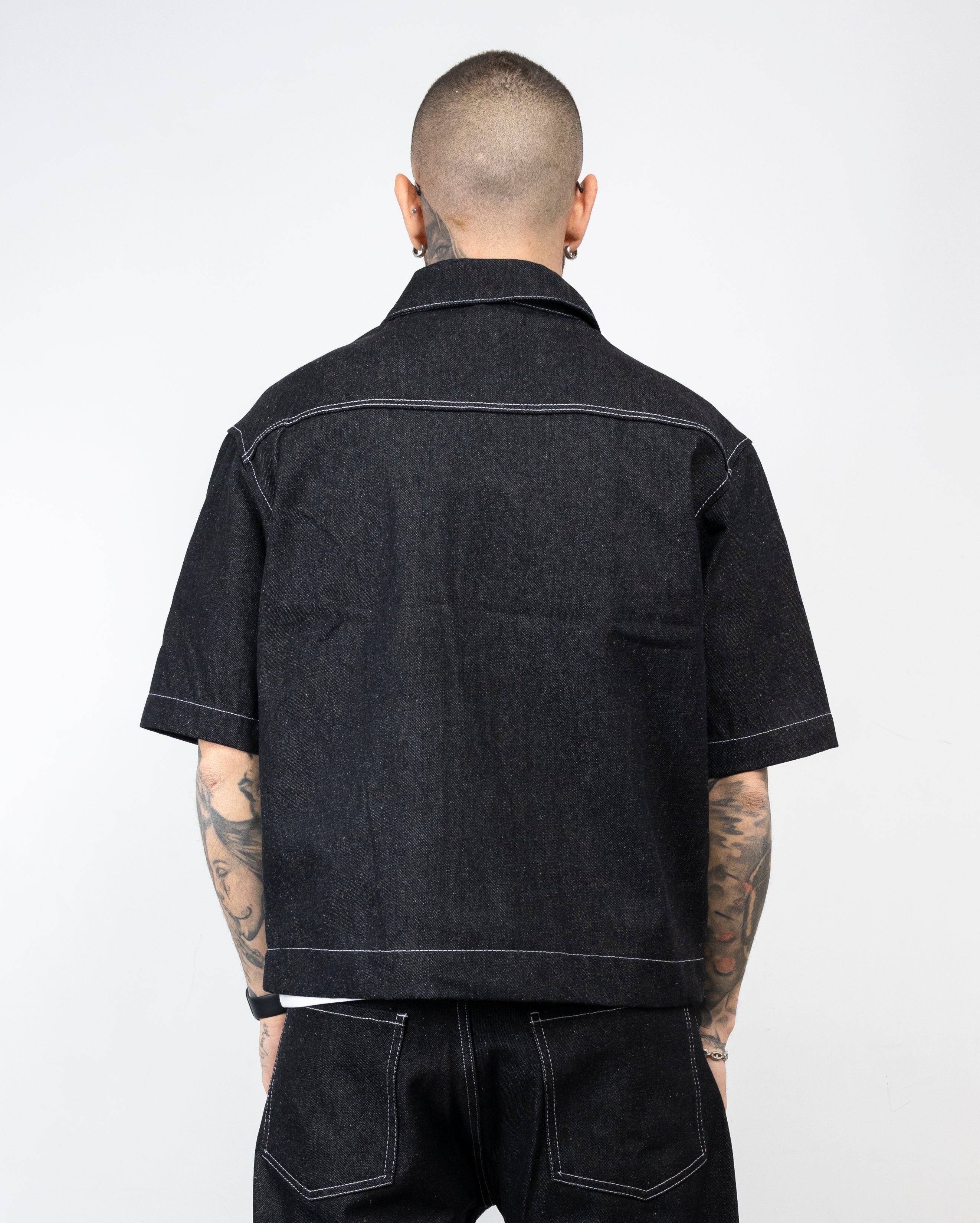 Coordinato denim contrast