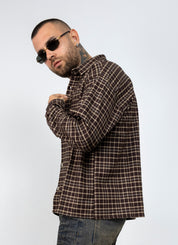 Camicia Oversize a Quadri