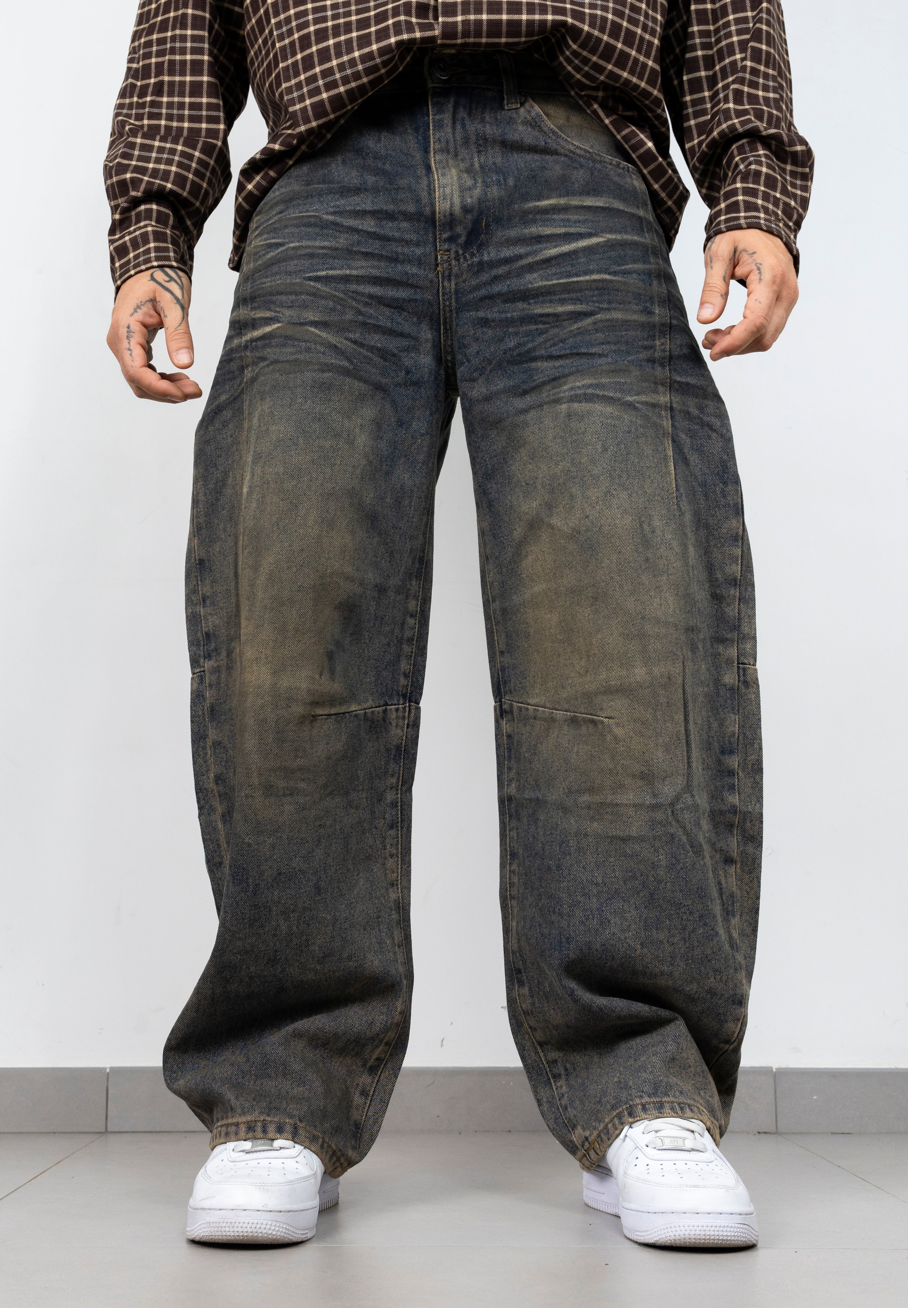 Jeans Wide Leg Vintage Denim