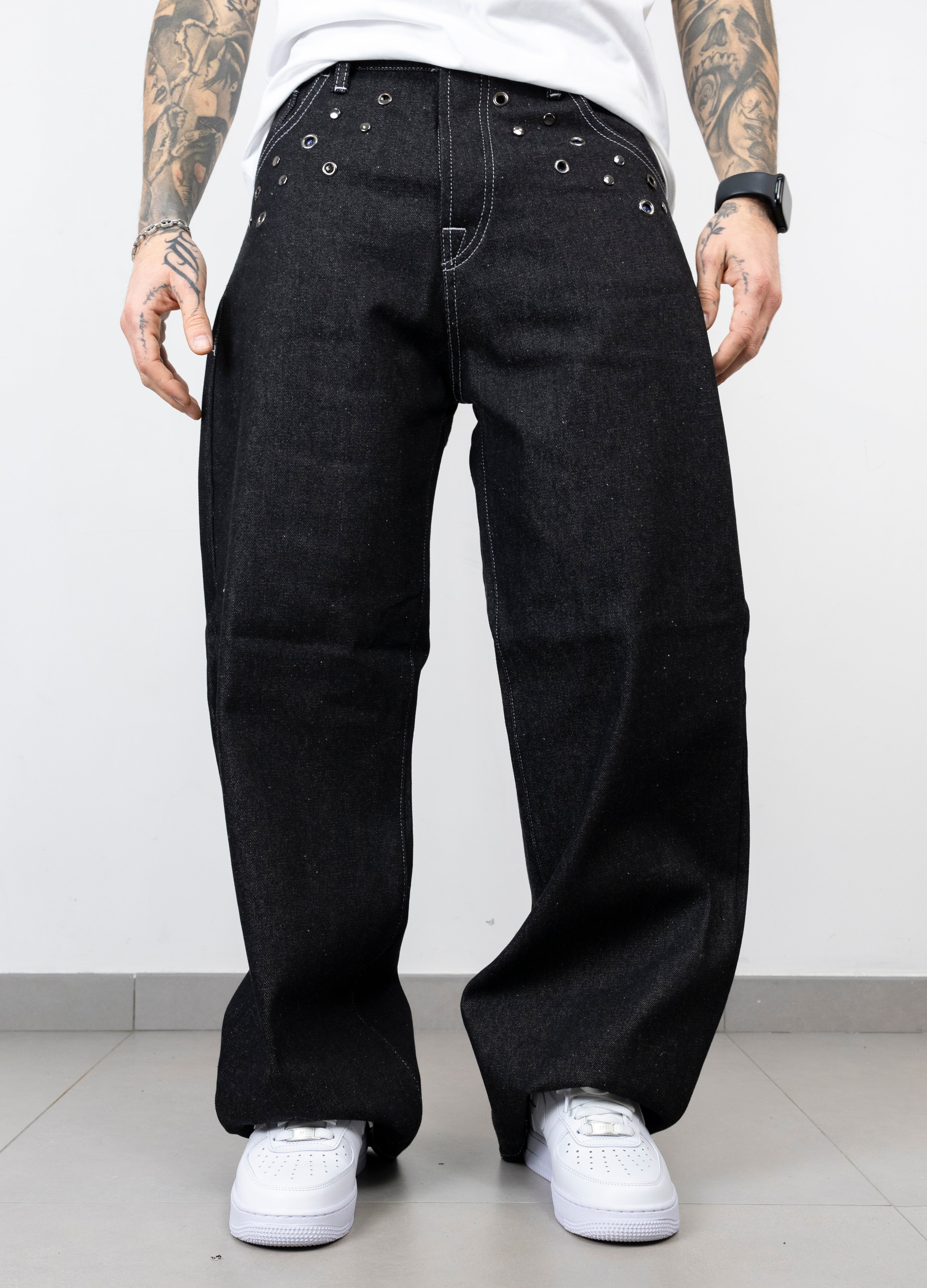 Coordinato denim contrast
