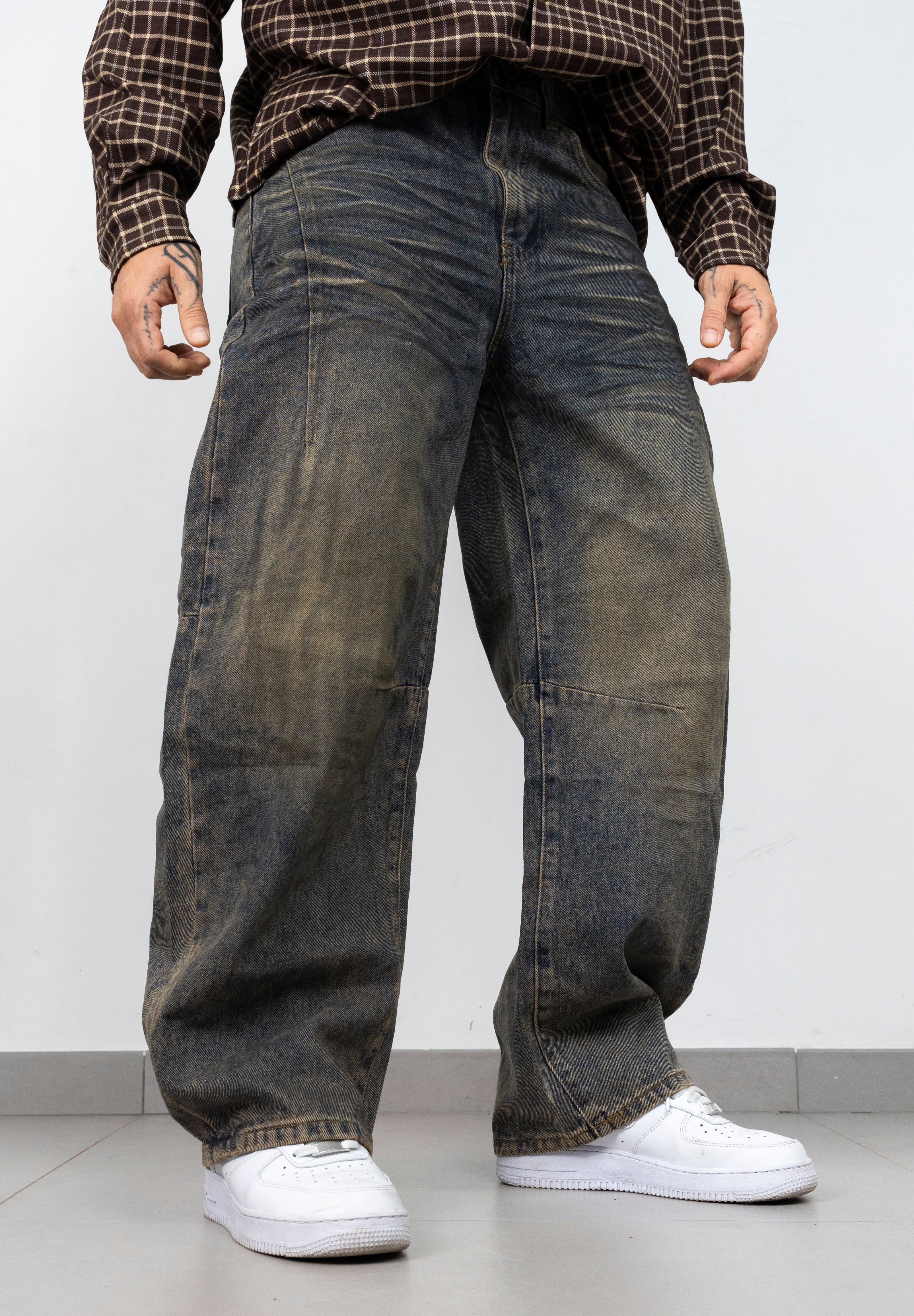 Jeans Wide Leg Vintage Denim