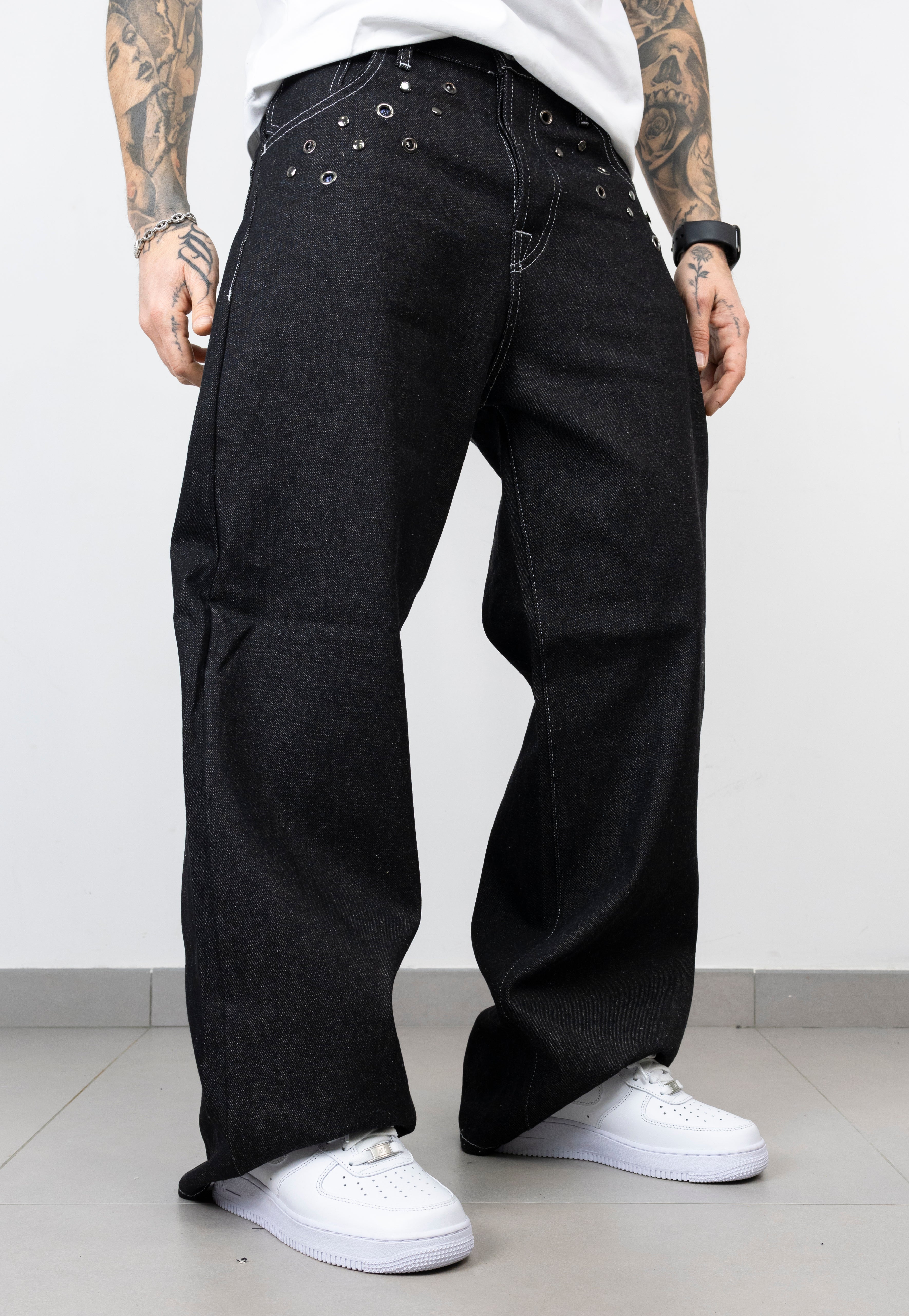Coordinato denim contrast
