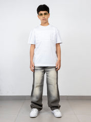 Baggy sfumato grey junior