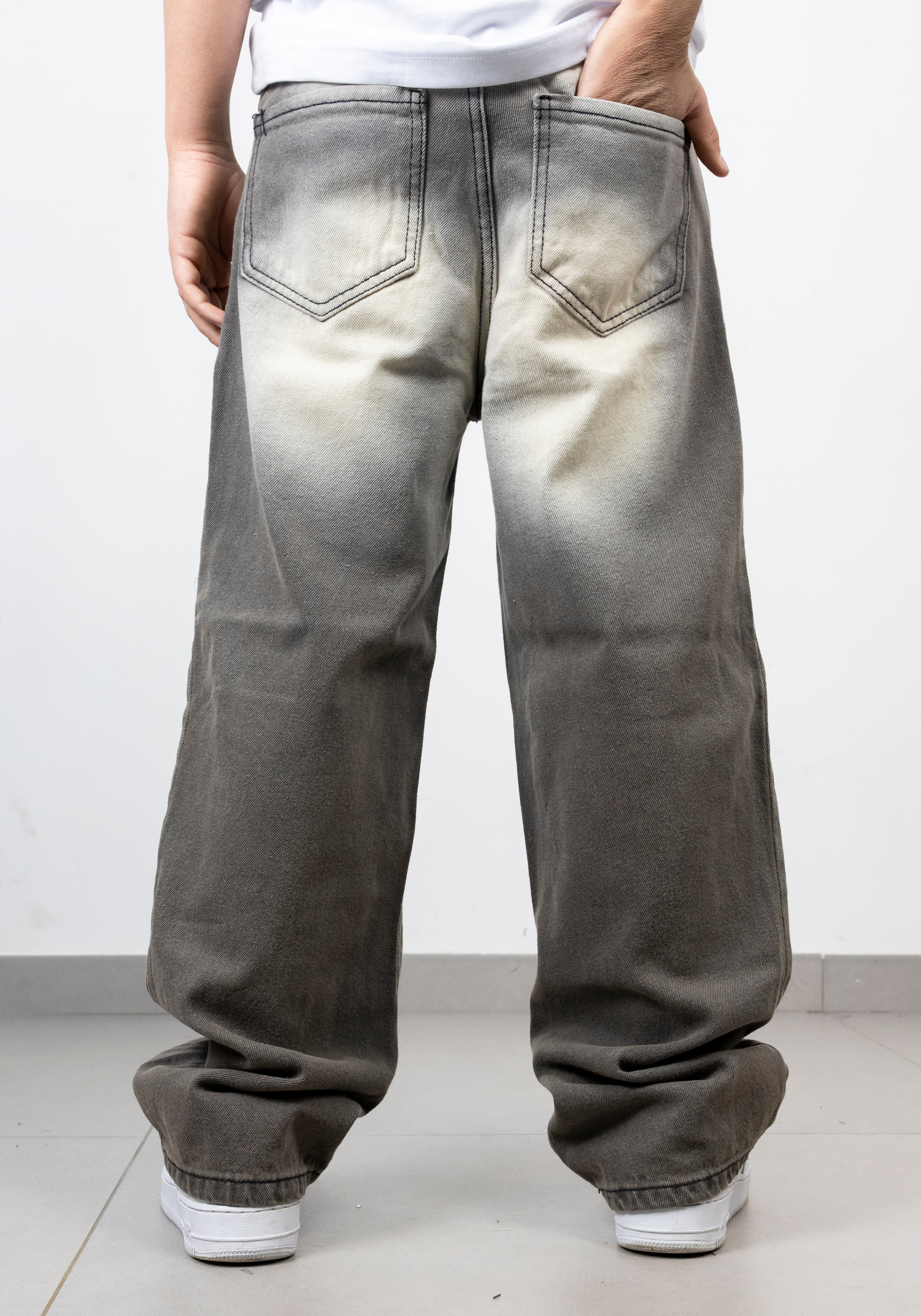 Baggy sfumato grey junior