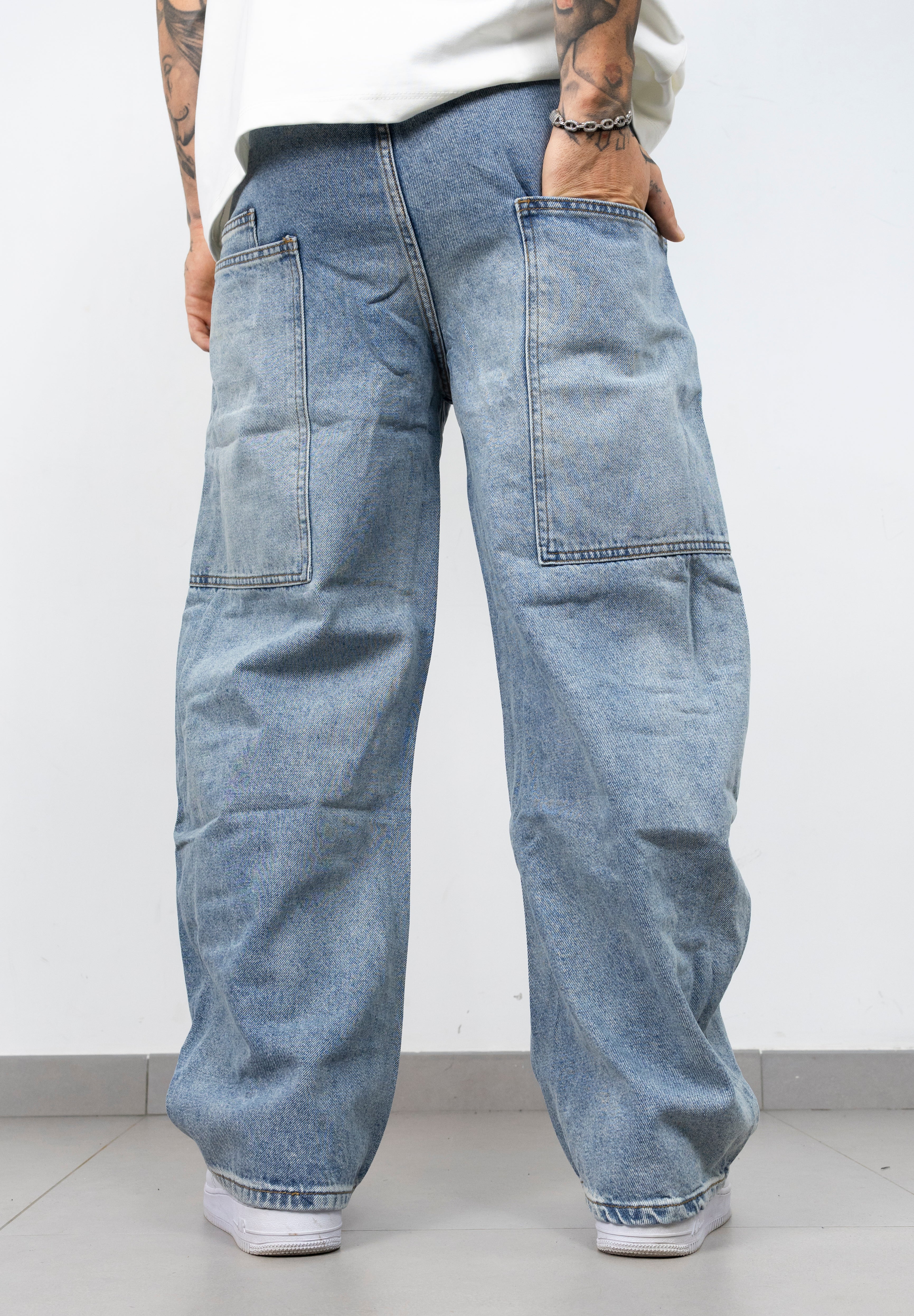 Jeans Wide Leg Sky Vintage