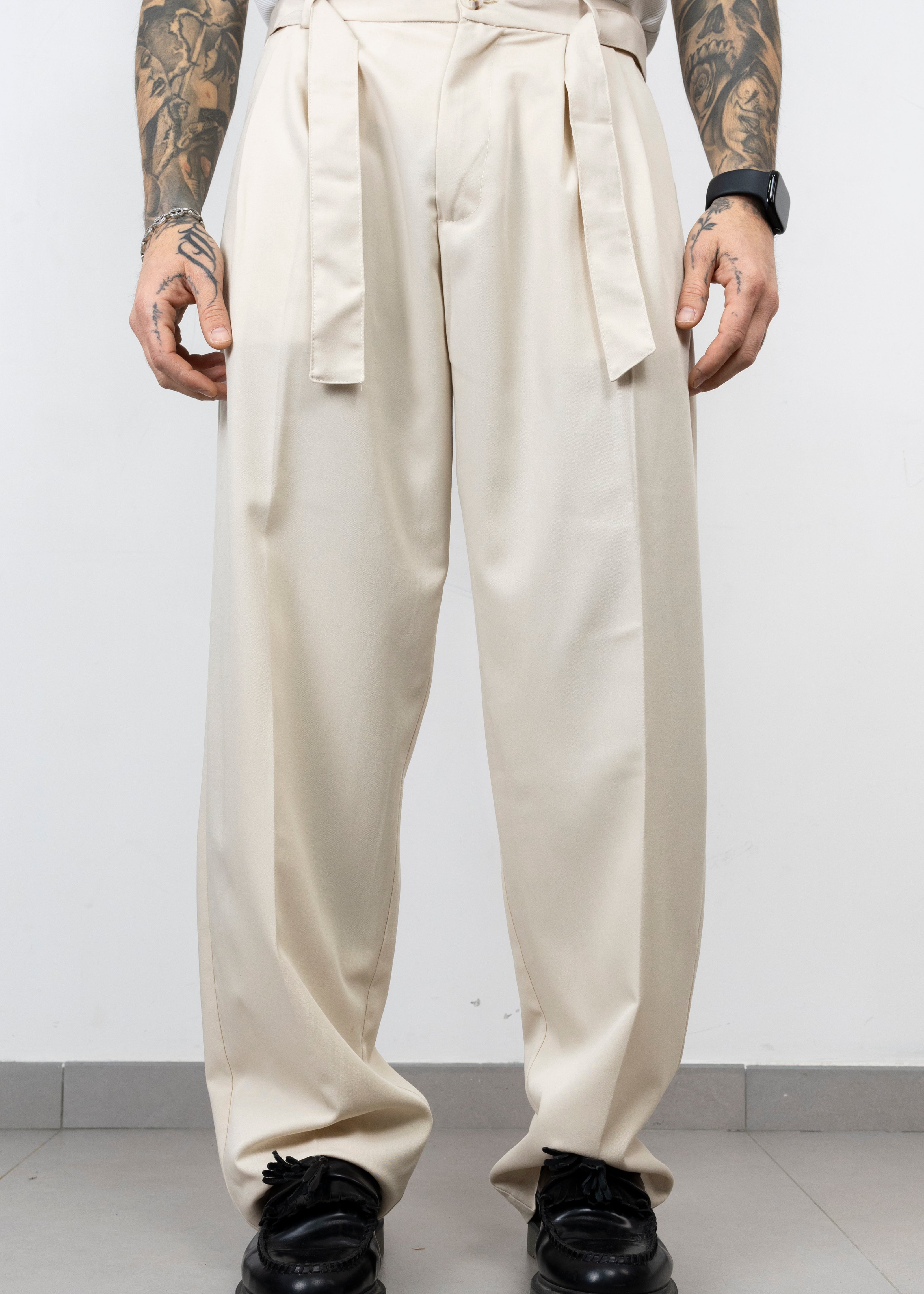 Pant elegant belt new