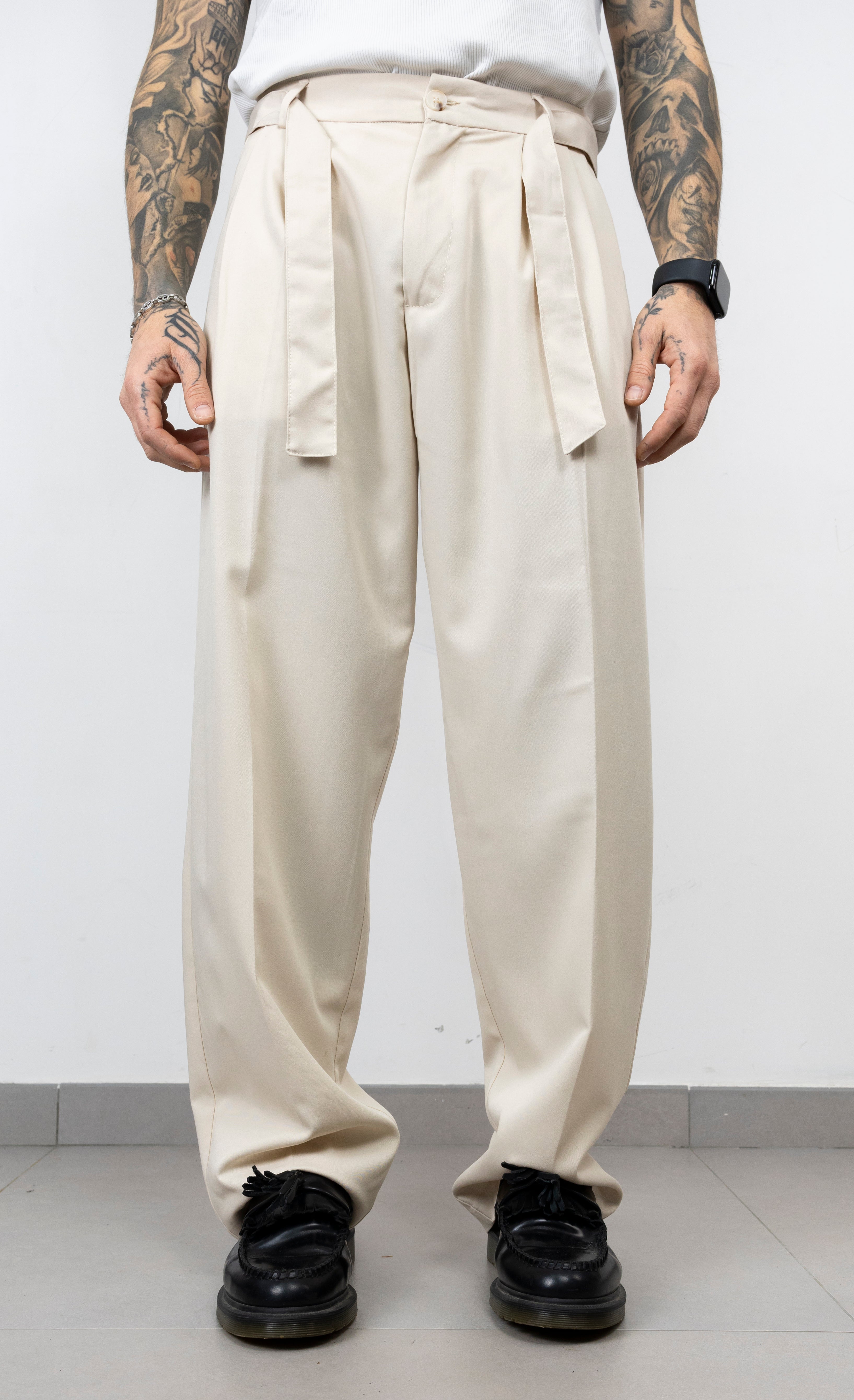 Pant elegant belt new
