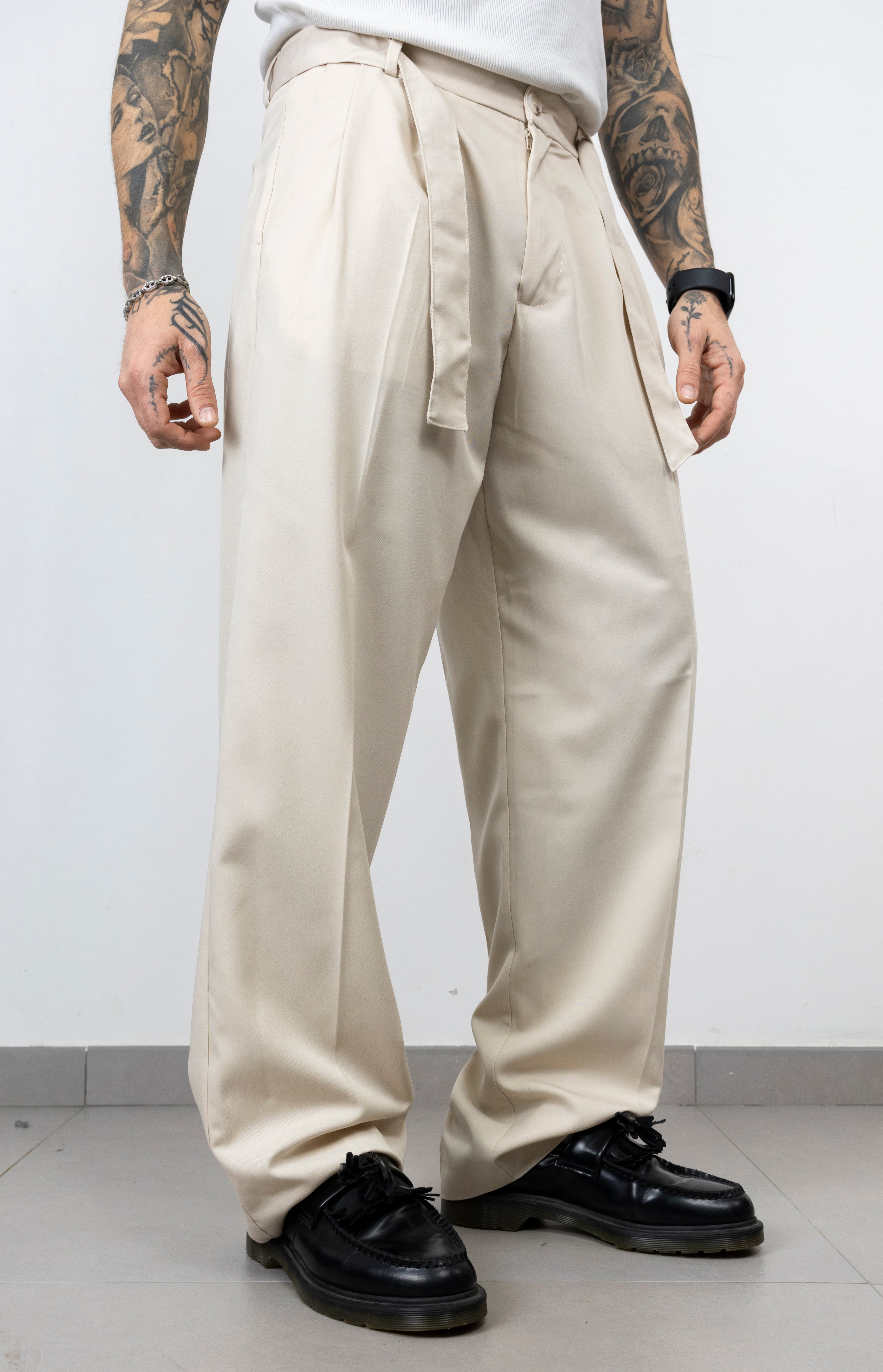 Pant elegant belt new