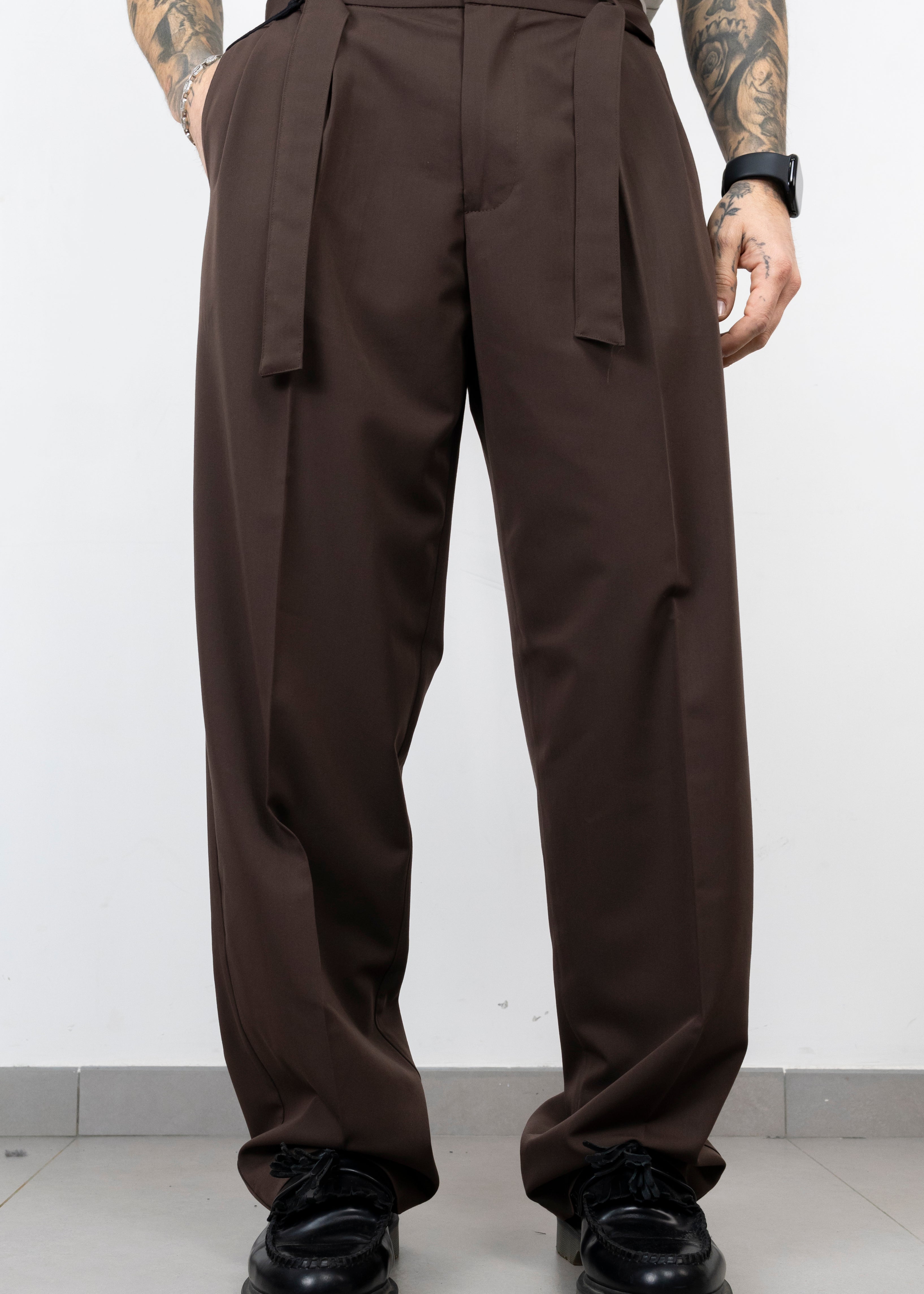 Pant elegant belt new