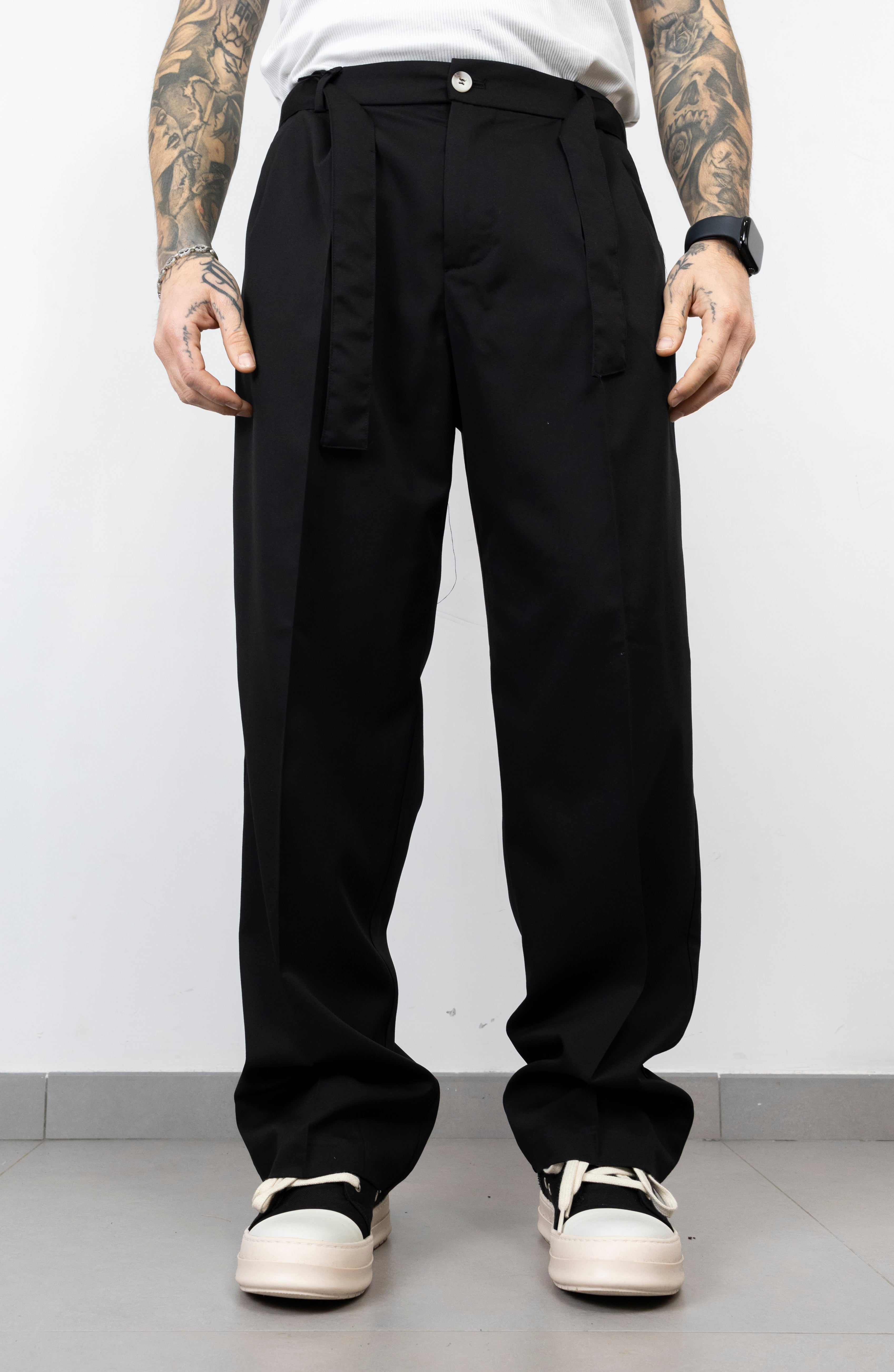Pant elegant belt new