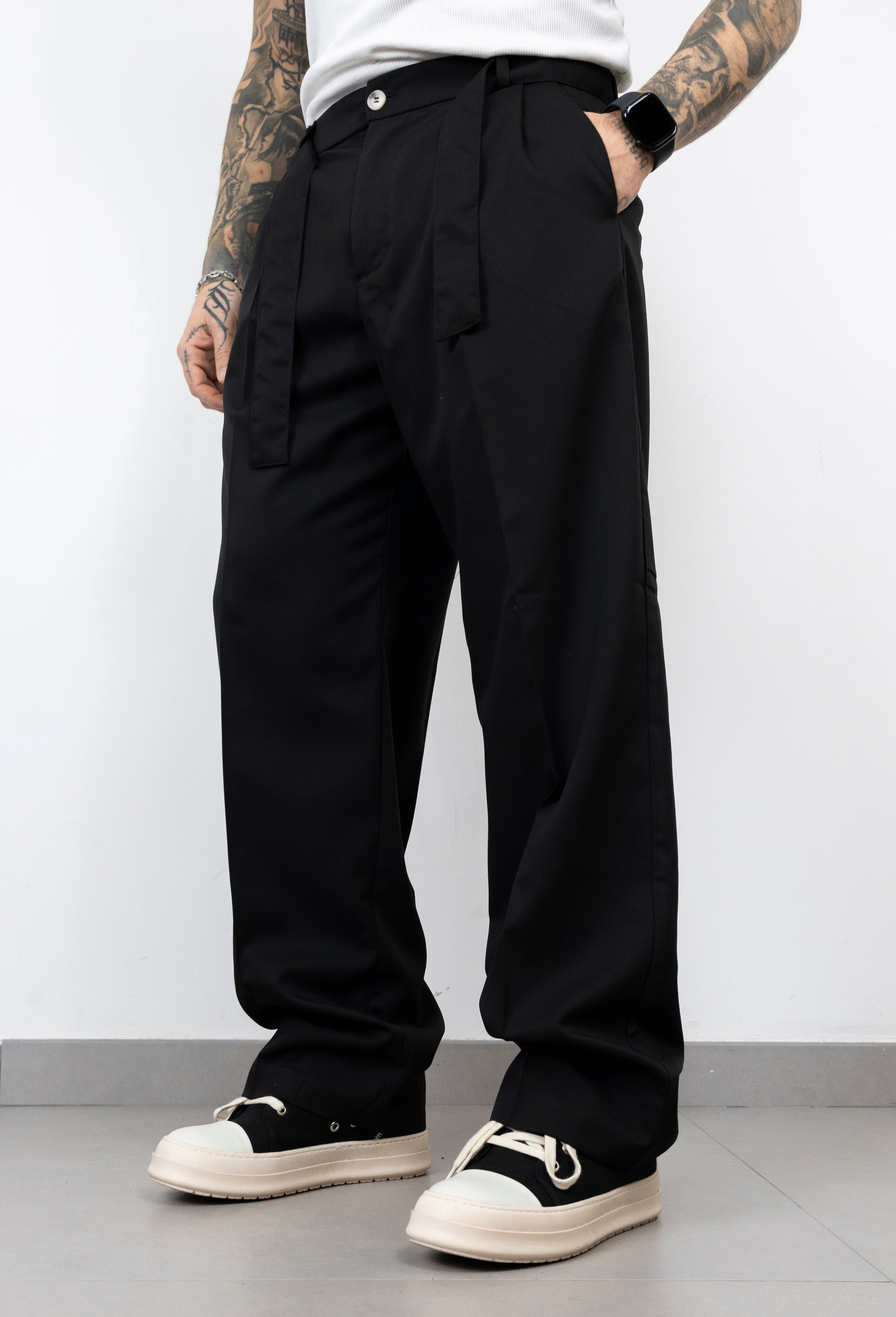 Pant elegant belt new