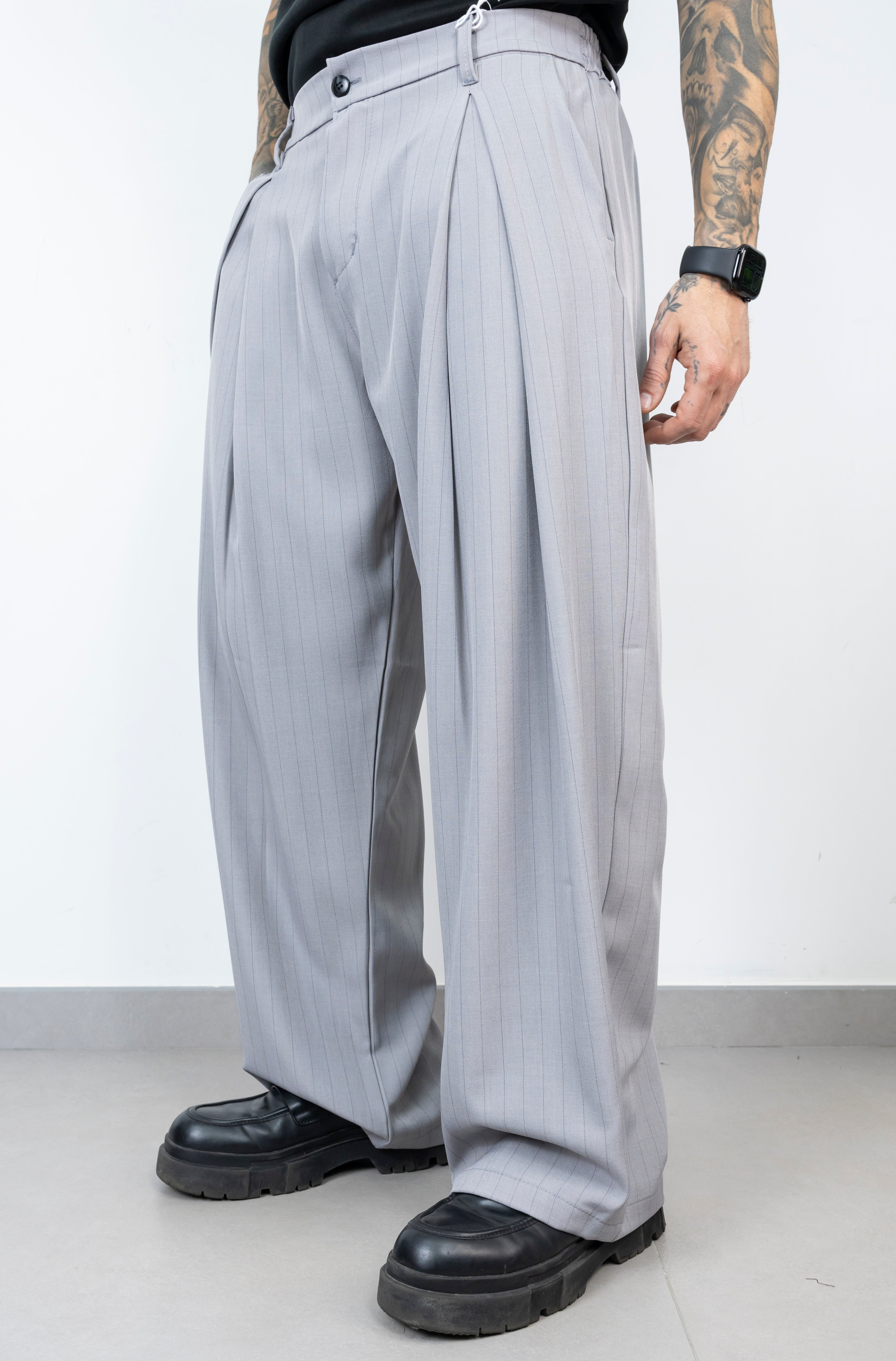 Pant elegant gessato new