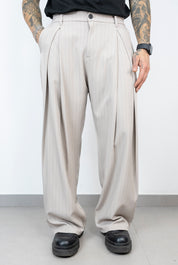 Pant elegant gessato new