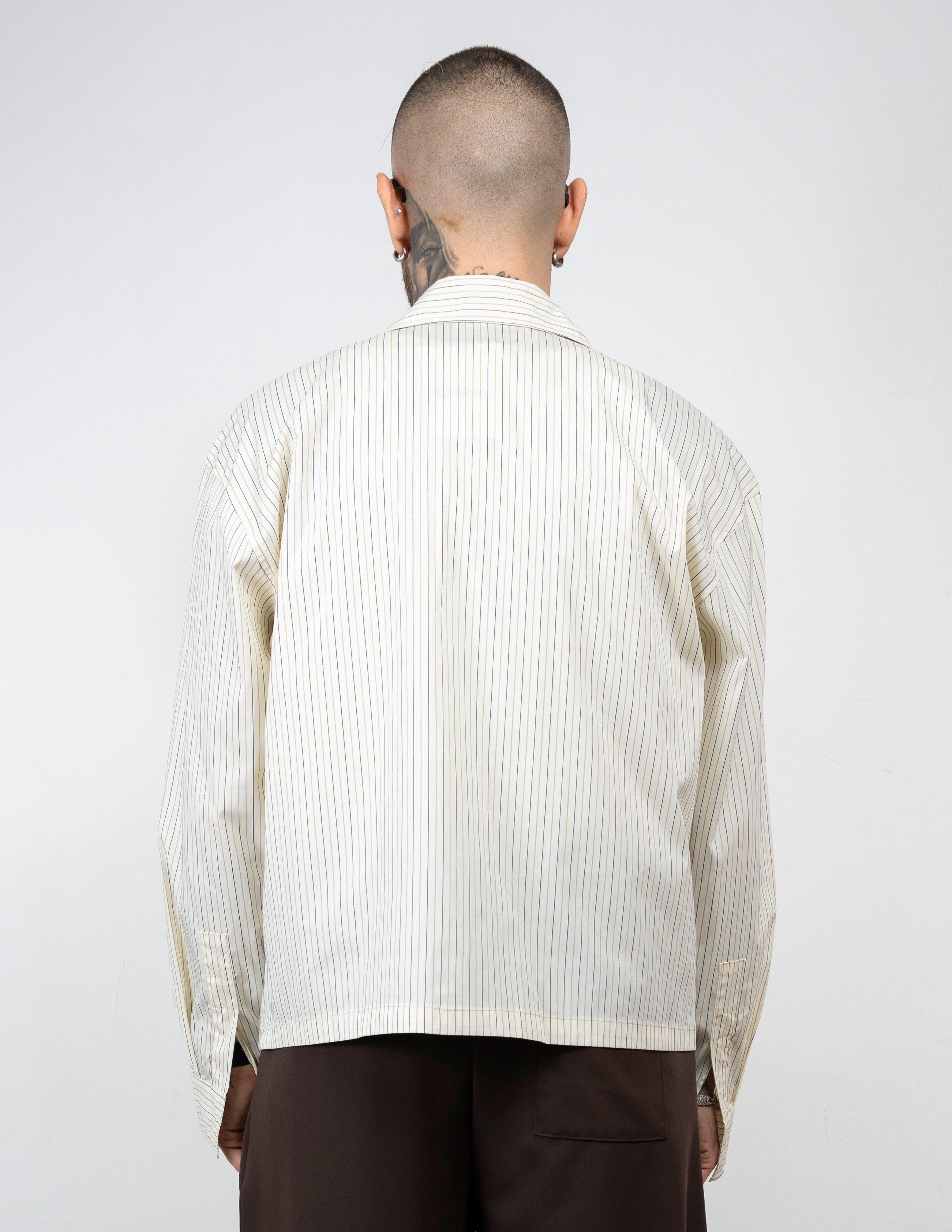 Camicia righe bicolor ML