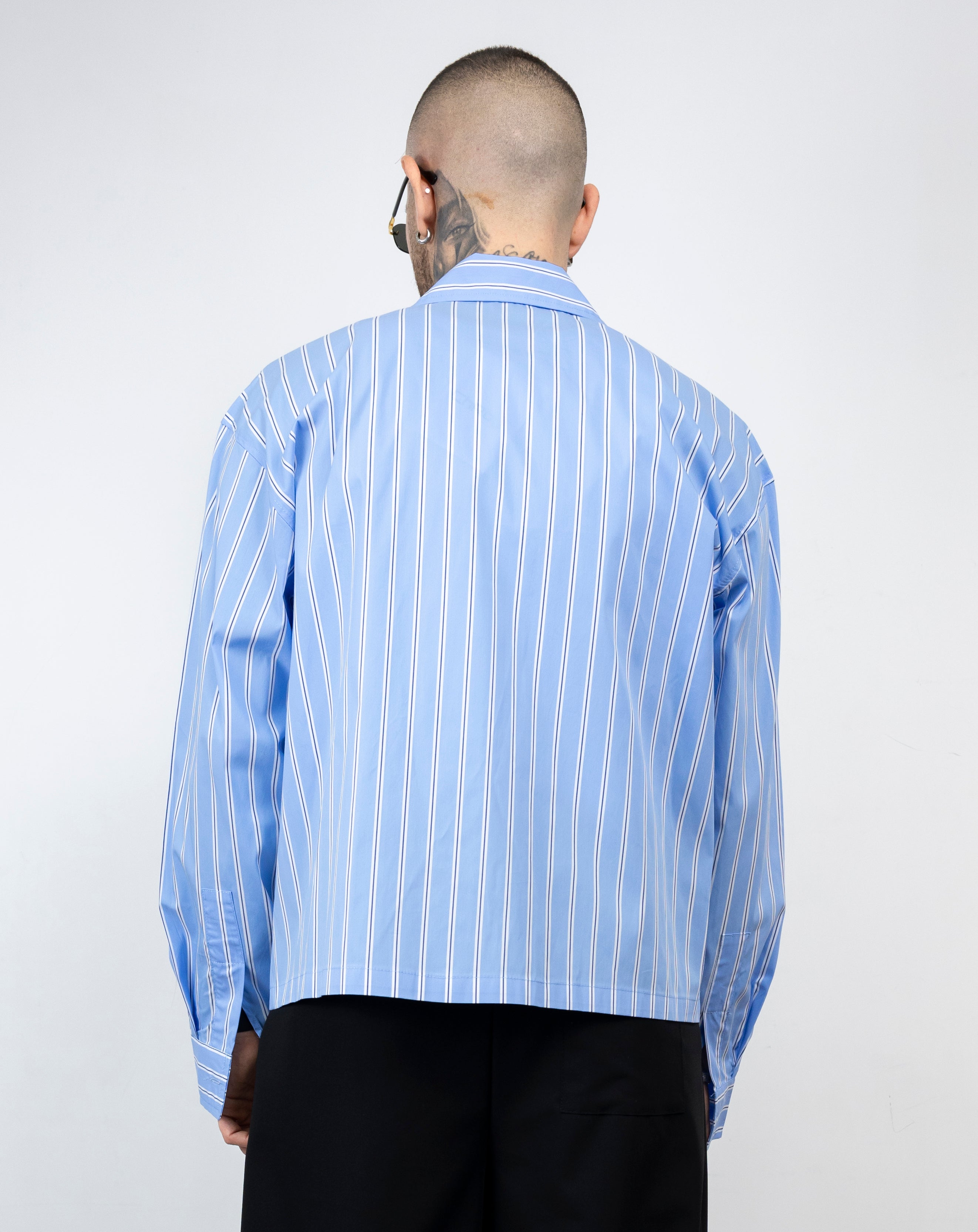 Camicia righe bicolor ML