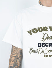 T-shirt your value