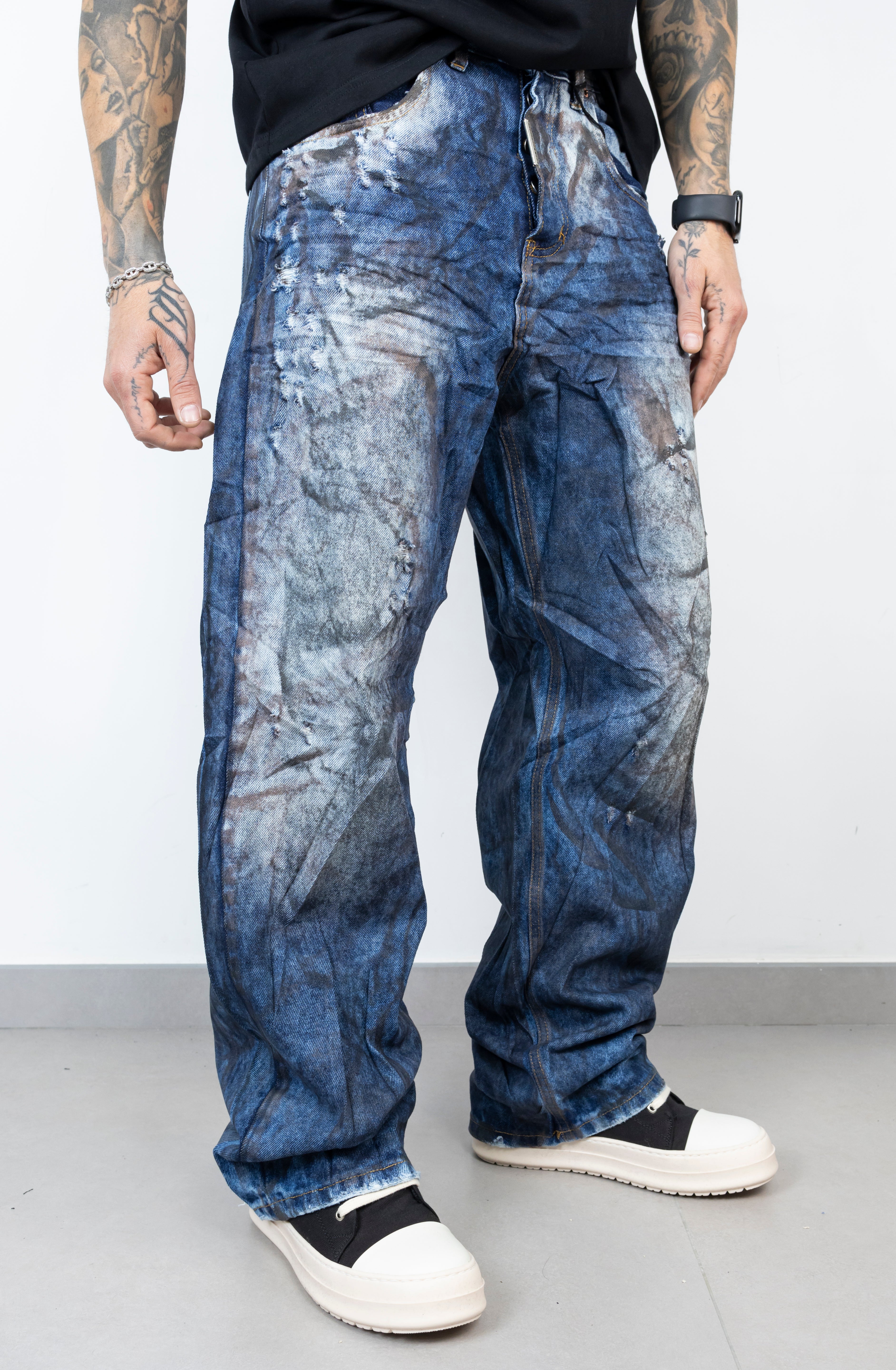Super baggy old river blue