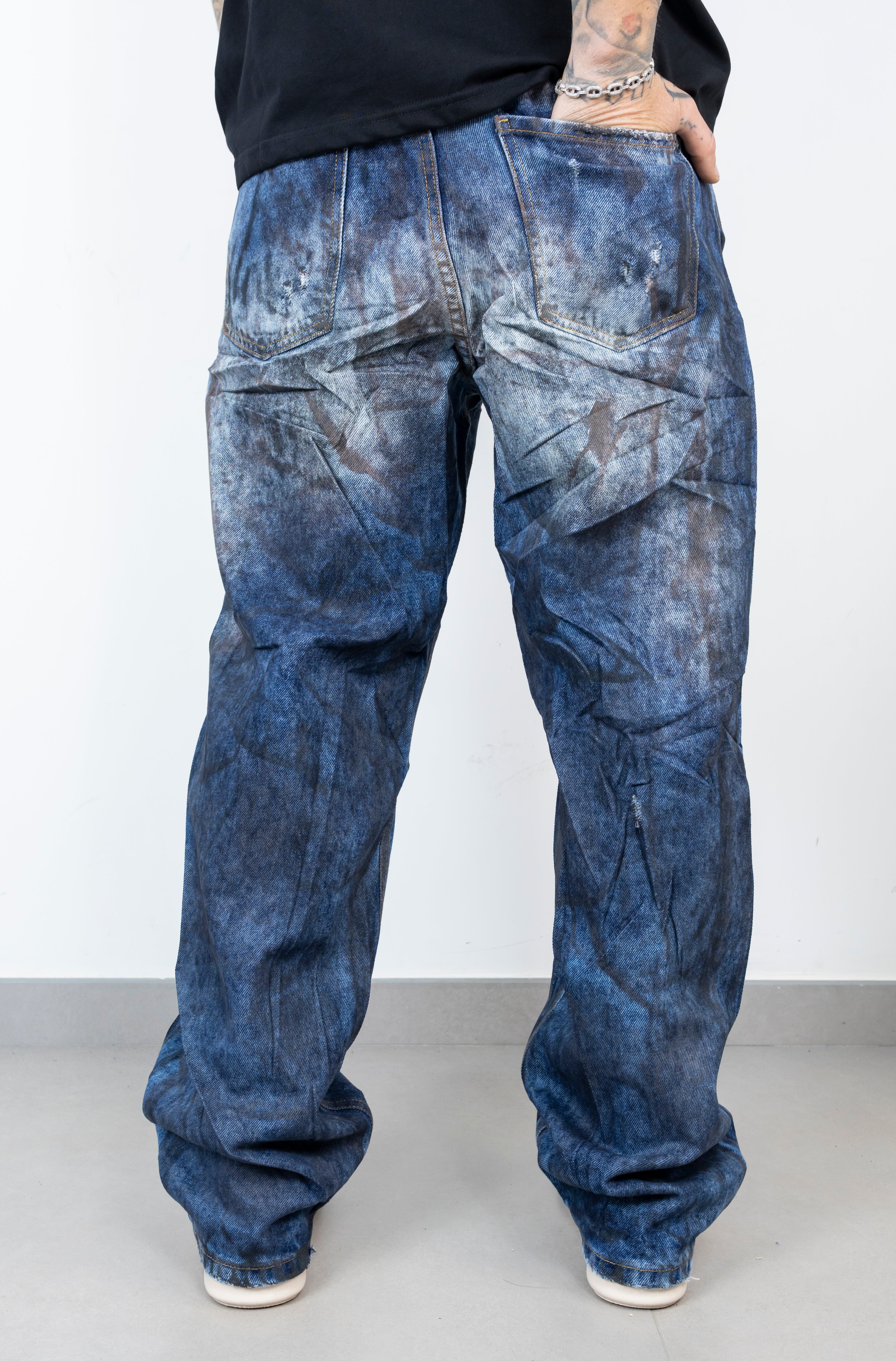 Super baggy old river blue