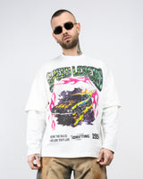 T-shirt double sleeve car