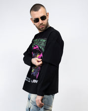 T-shirt double sleeve car