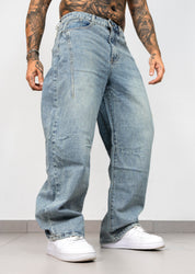 Jeans Balloon Fit Lavaggio Chiaro