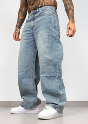 Jeans Balloon Fit Lavaggio Chiaro