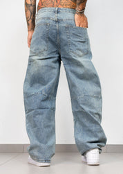 Jeans Balloon Fit Lavaggio Chiaro