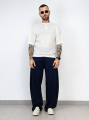 Pant classic simil lino
