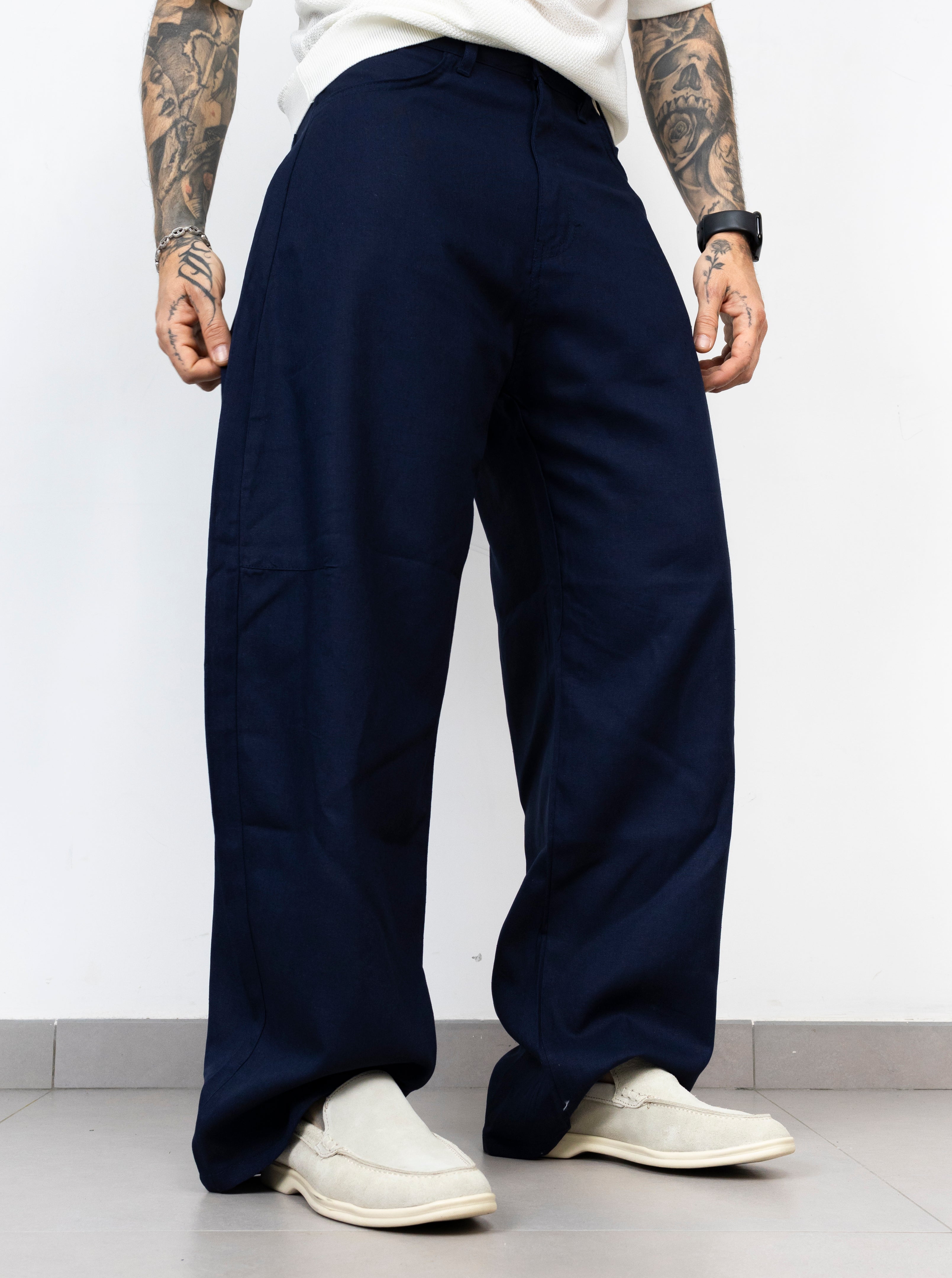 Pant classic simil lino