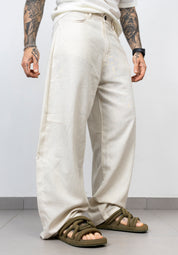Pant classic simil lino