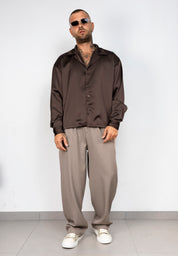 Camicia Satin Oversize