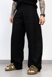 Pant classic simil lino