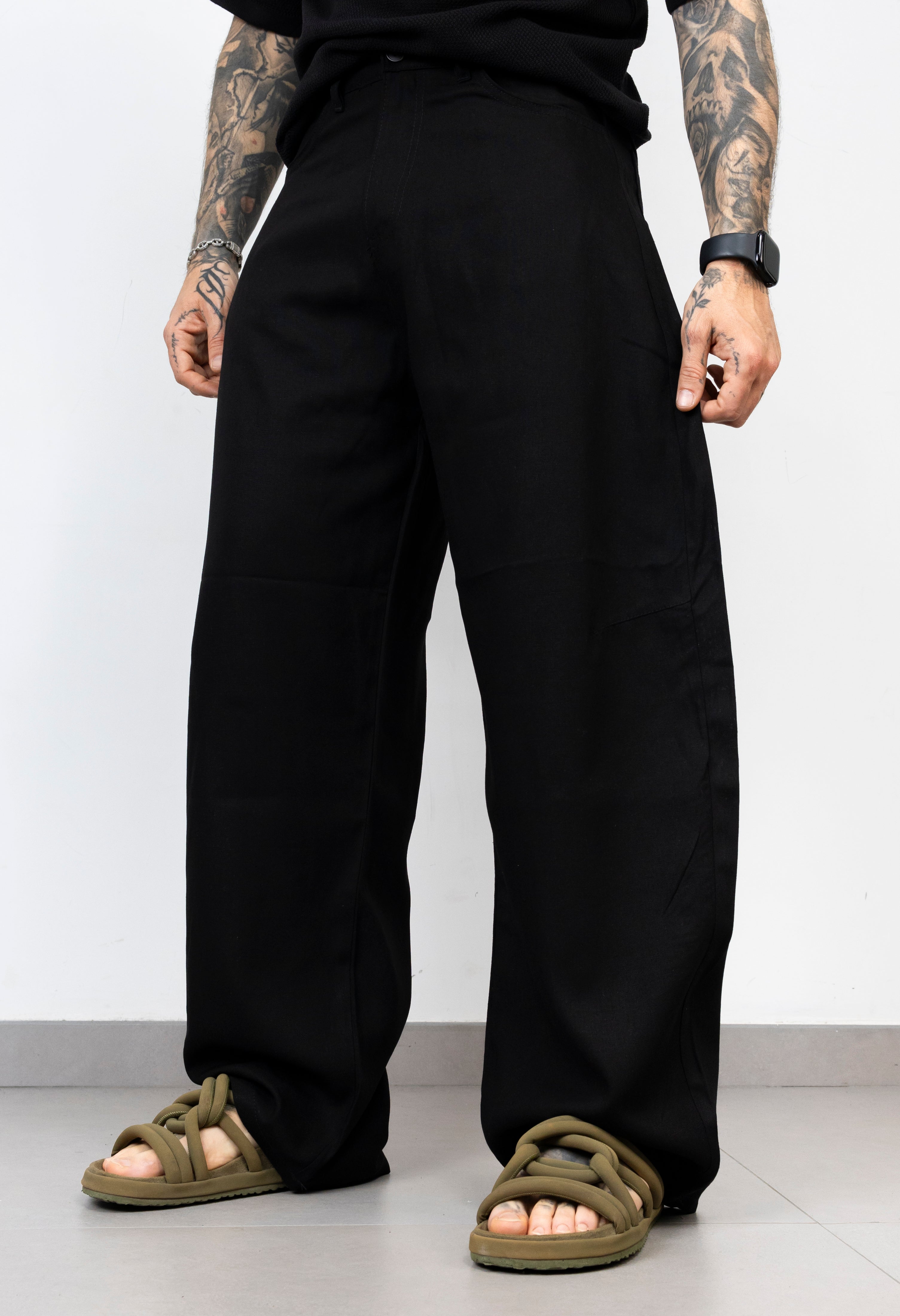 Pant classic simil lino