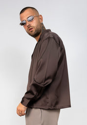 Camicia Satin Oversize