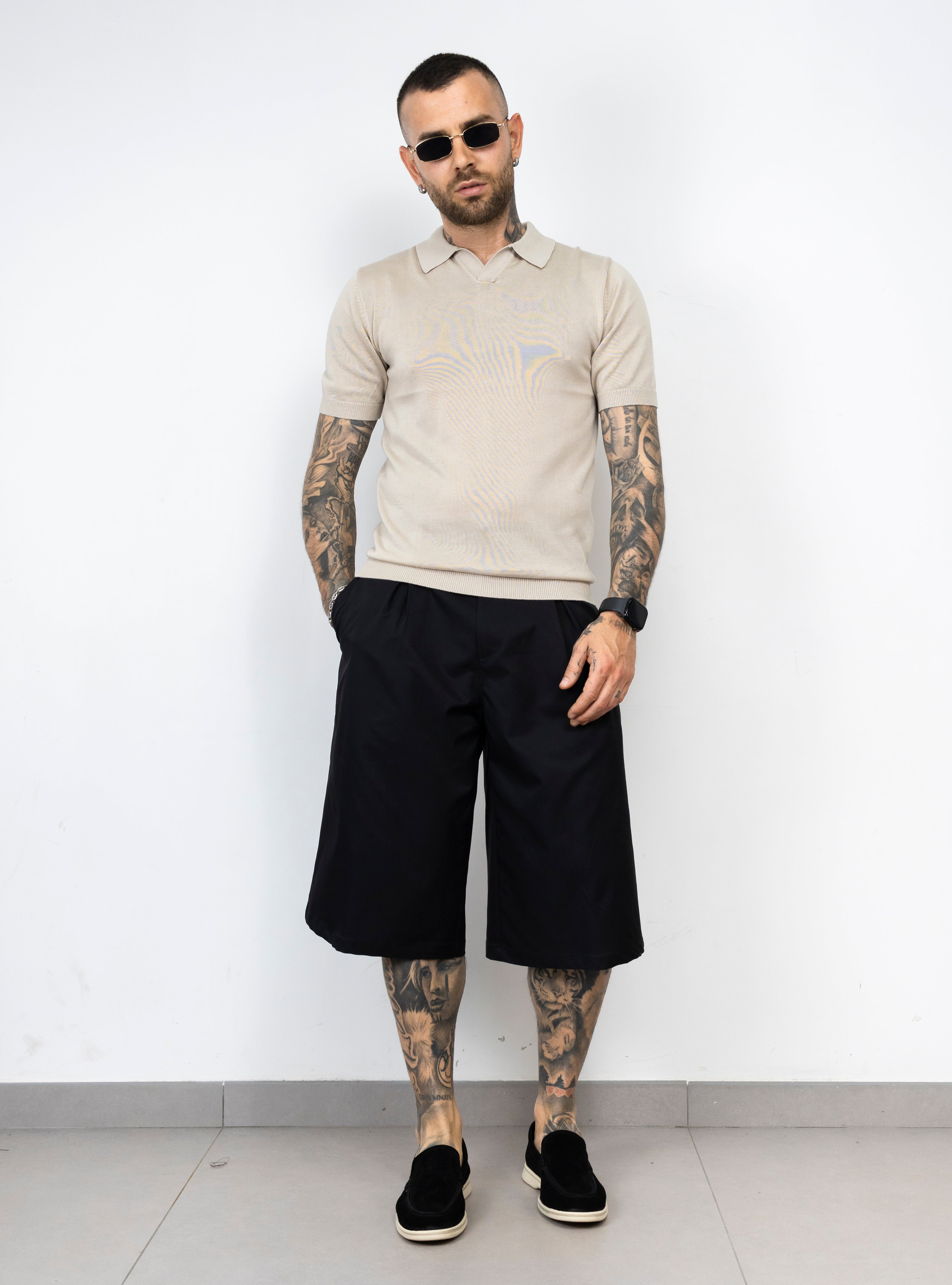 Polo scollo a "V"