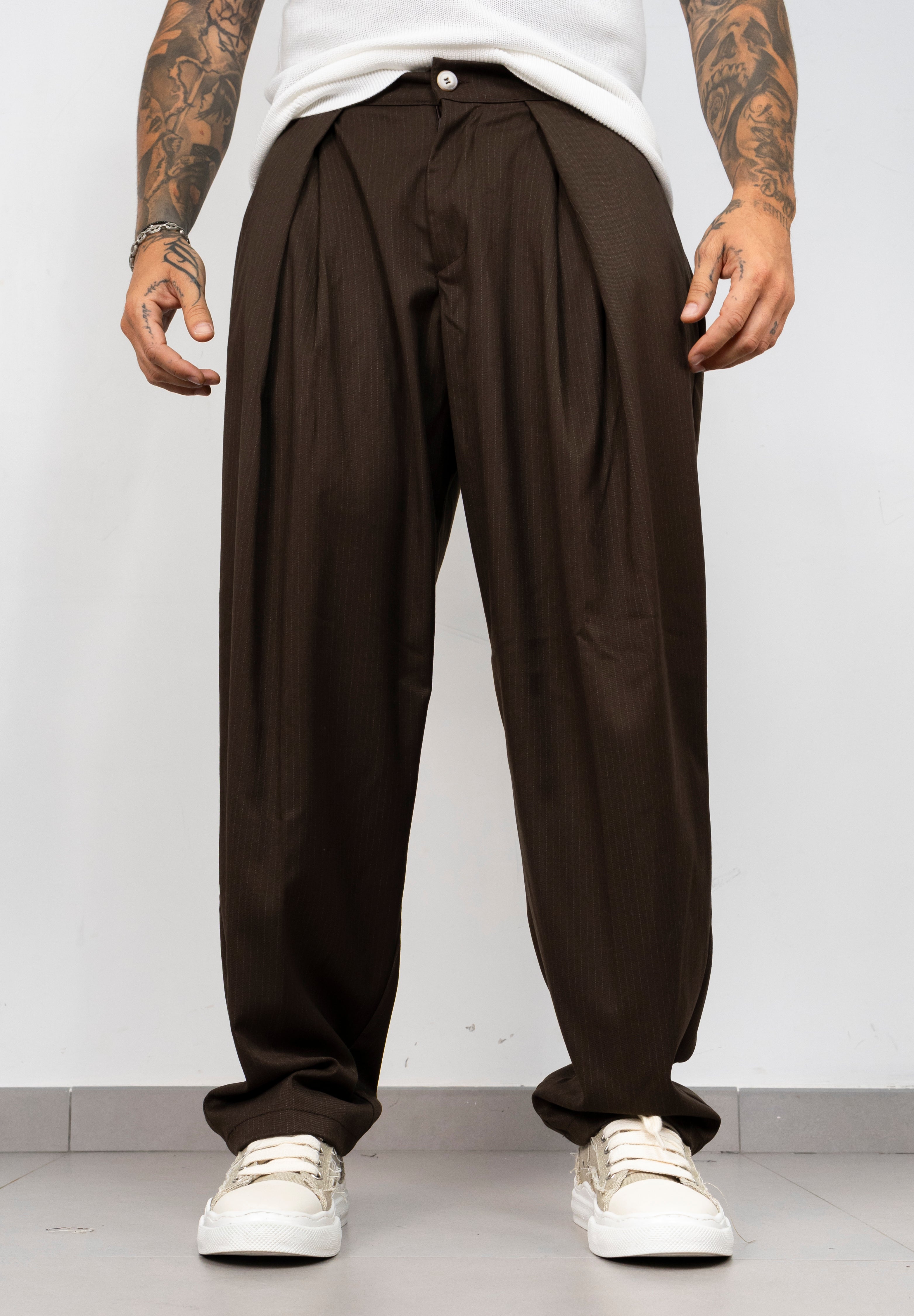 Pant Gessato Pinces