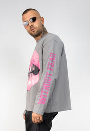 Long Sleeve Pink Mouth
