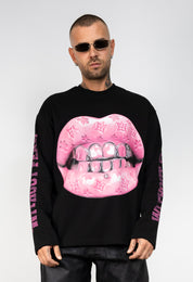 Long Sleeve Pink Mouth