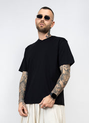 T-shirt filo di scozia scollo "V"